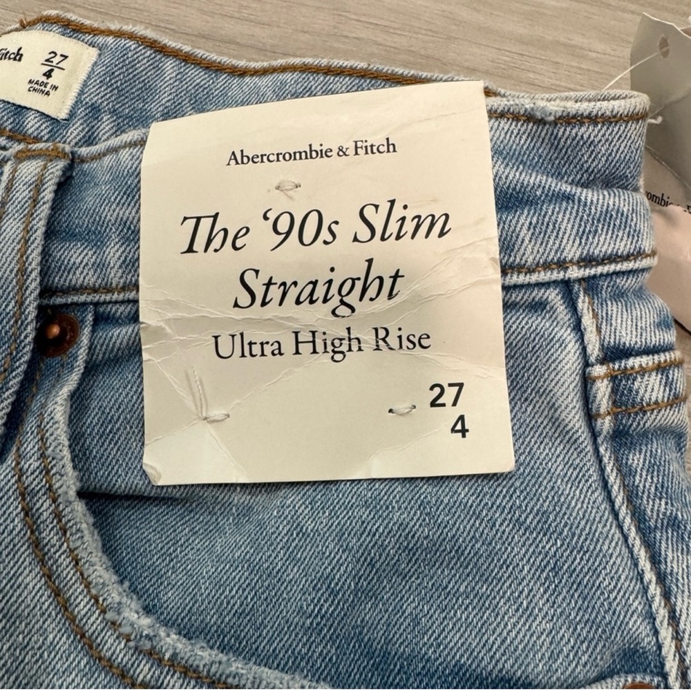 Abercrombie & Fitch Light Blue High Rise Jeans